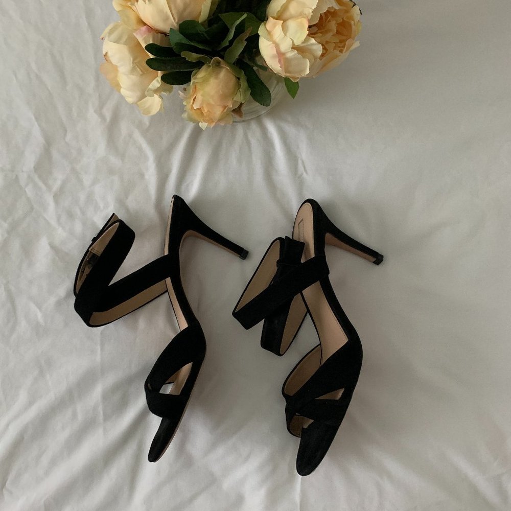 Antonio Melani Judena Women´s Black Ankle Strap Heels, Size 9 - Picture 10 of 16